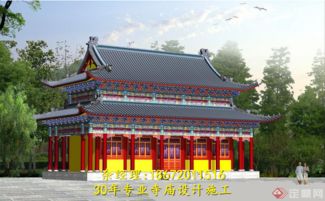 寺庙图纸设计,寺庙图纸制作,寺院图纸设计